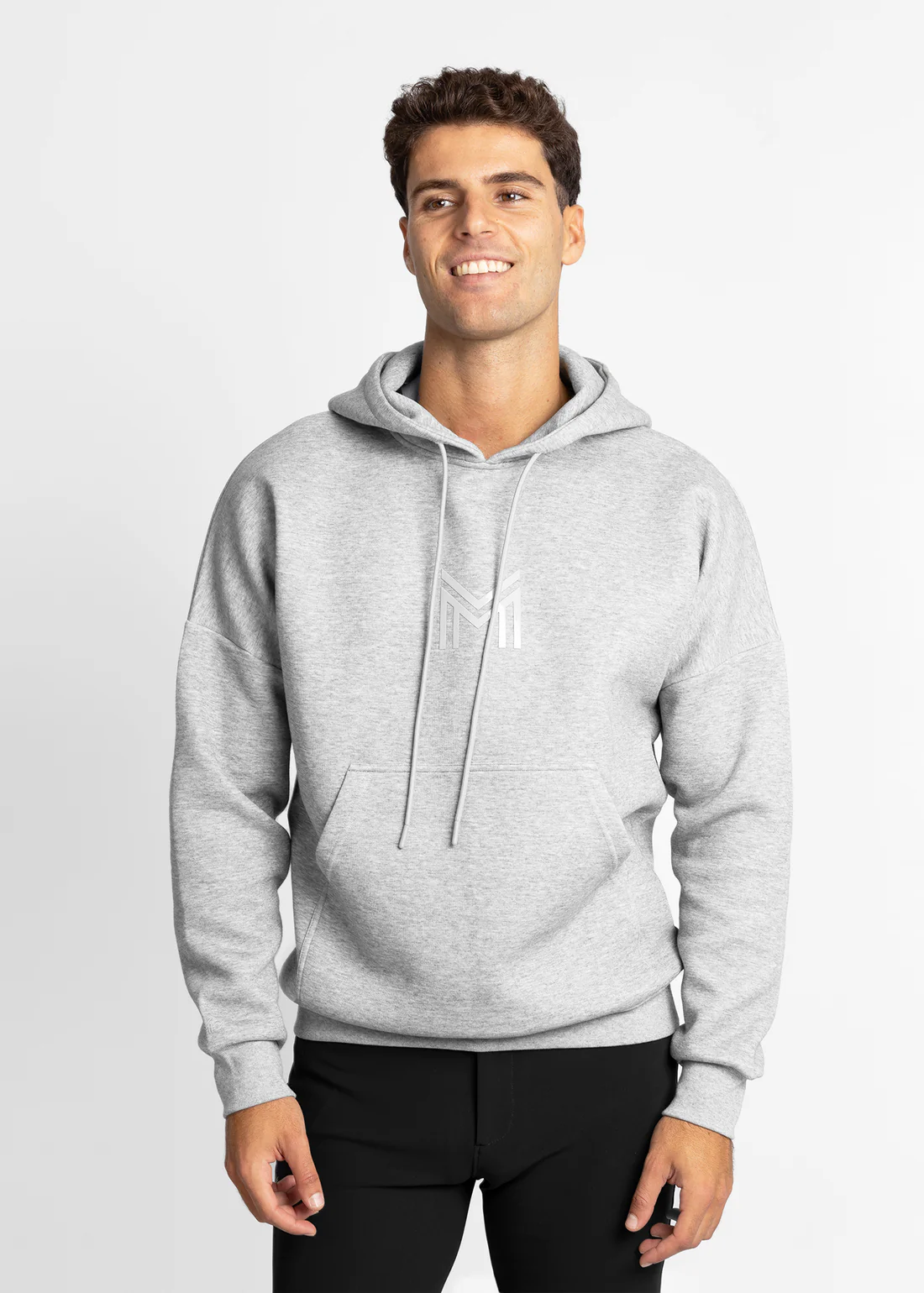 HOODIE DE EQUITAÇAO PARA HOMEM ICON OVERSIZED HOODIE (GREY) MAXIMILIAN EQUESTRIAN