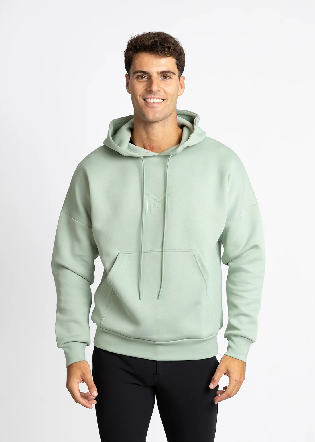 HOODIE DE EQUITAÇAO PARA HOMEM ICON OVERSIZED HOODIE (SAGE GREEN) MAXIMILIAN EQUESTRIAN