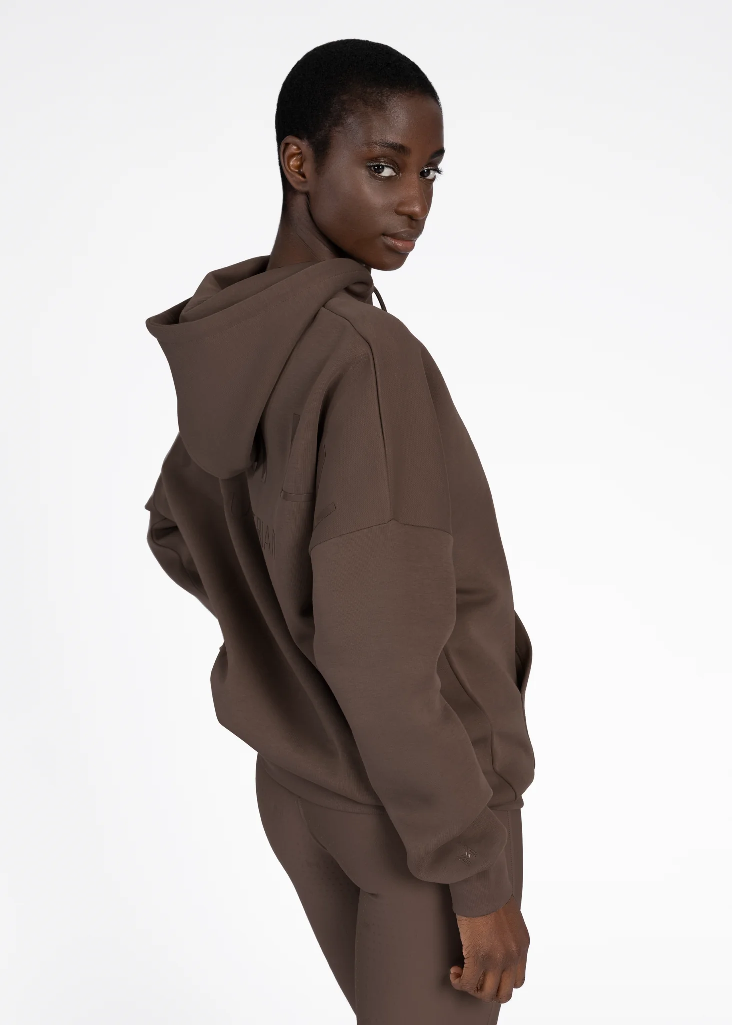 HOODIE DE EQUITAÇAO PARA SENHORA  ICON OVERSIZED HOODIE (MOCHA) MAXIMILIAN EQUESTRIAN 