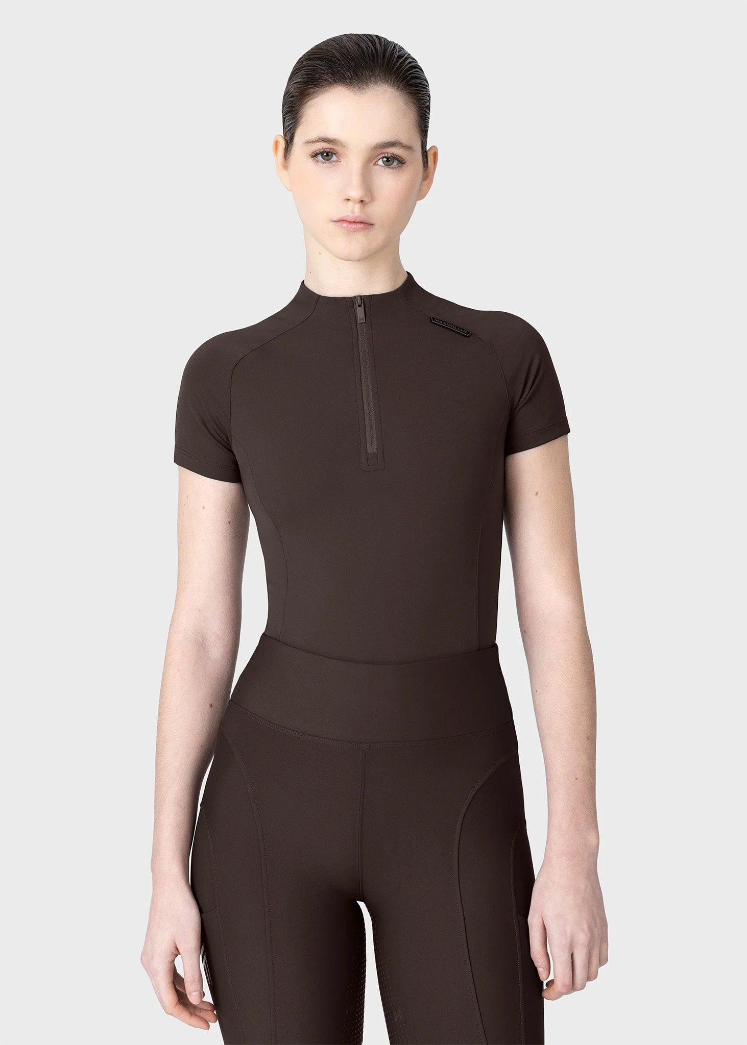 CAMISA ORIGIN SHORT SLEEVE BASE LAYER BRANCO MAXIMILIAN EQUESTRIAN