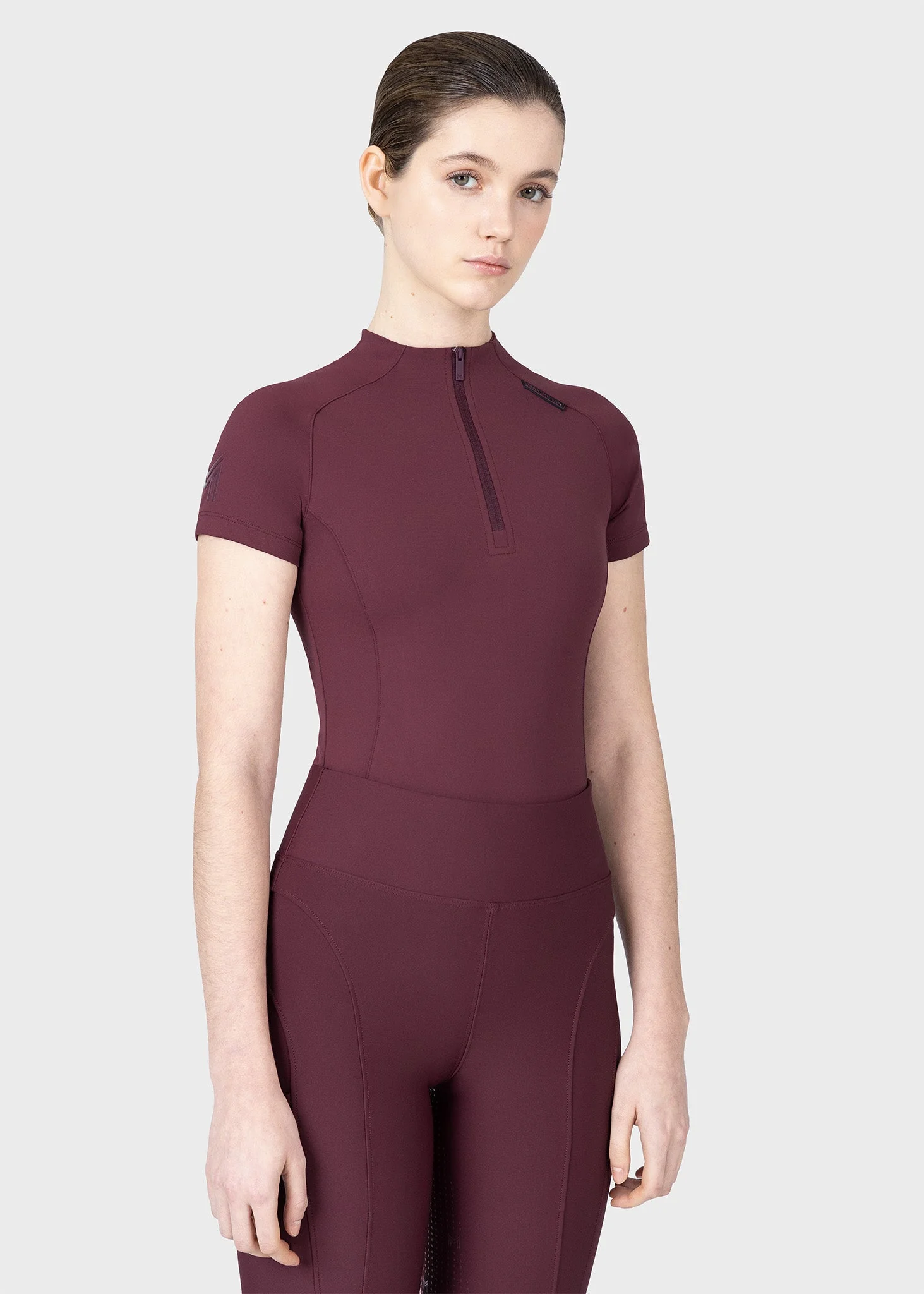 CAMISA ORIGIN SHORT SLEEVE BASE LAYER ROSEWOOD MAXIMILIAN EQUESTRIAN