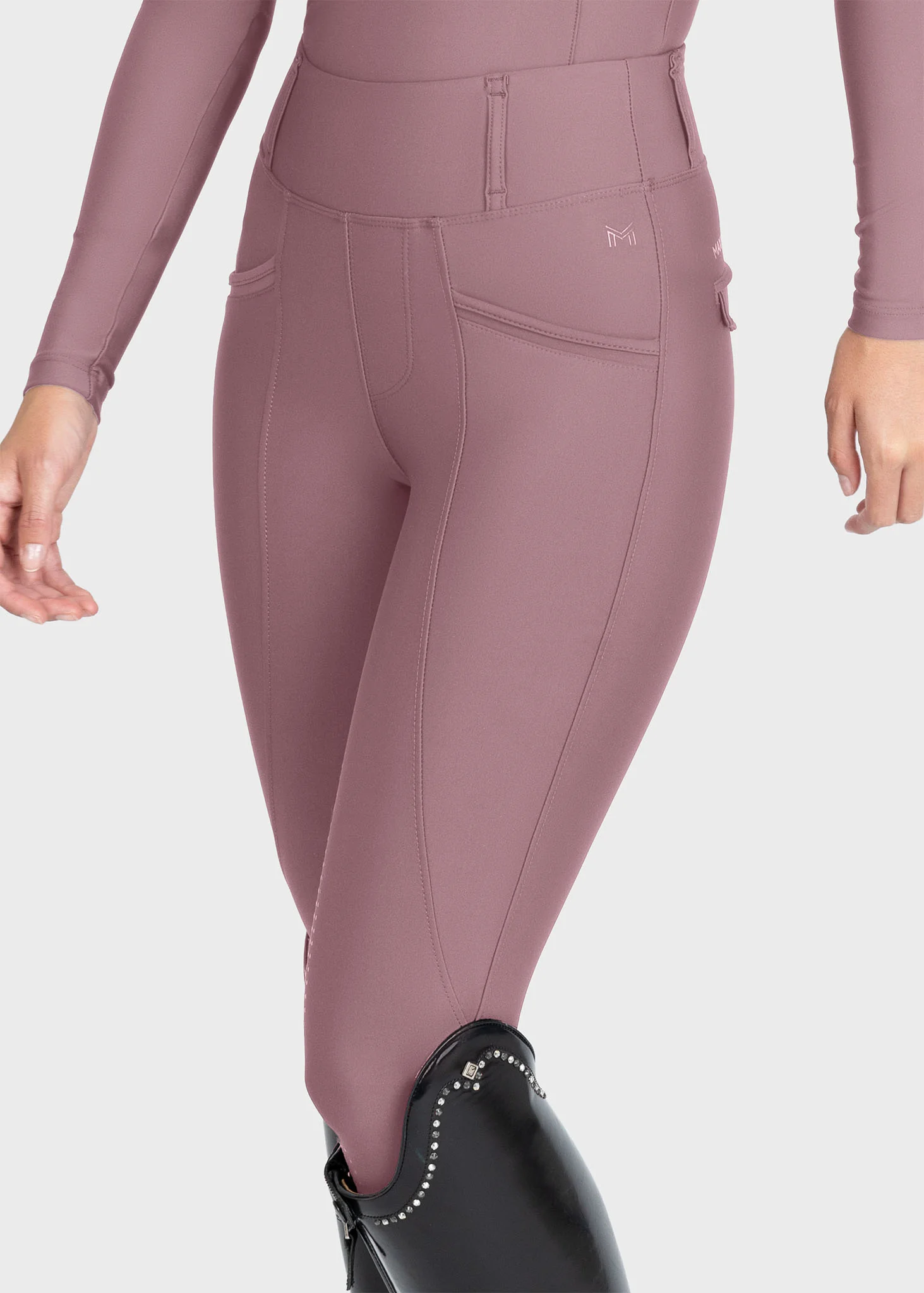 CALÇAS DE EQUITAÇÃO PARA SENHORA  PRO RIDING LEGGINGS HEATHER MAXIMILIAN EQUESTRIAN