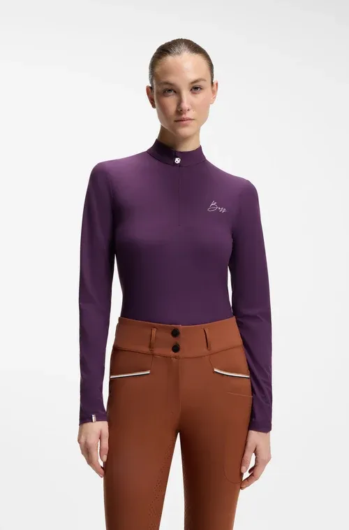 CAMISA MINOU ROXO BOSS EQUESTRIAN