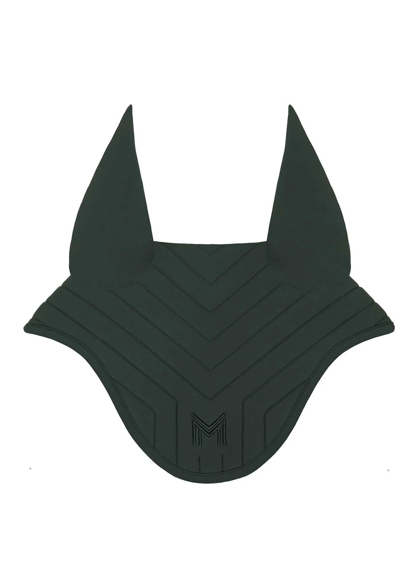 ORELHEIRAS DELTA EAR BONNET HUNTER GREEN MAXIMILIAN EQUESRTIAN