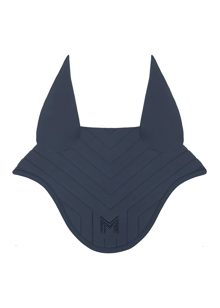 ORELHEIRAS DELTA EAR BONNET AZUL MARINHO MAXIMILIAN EQUESRTIAN