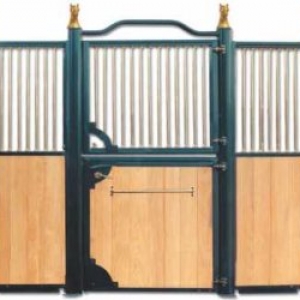 FACHADA DE BOXES PARA CAVALOS  MODELO 