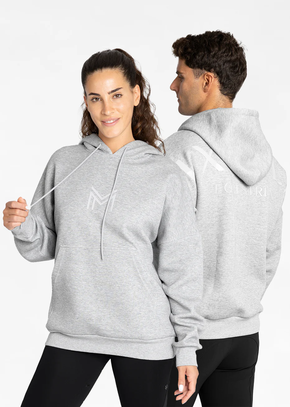 HOODIE DE EQUITAÇAO PARA SENHORA  ICON OVERSIZED HOODIE (GREY) MAXIMILIAN EQUESTRIAN 