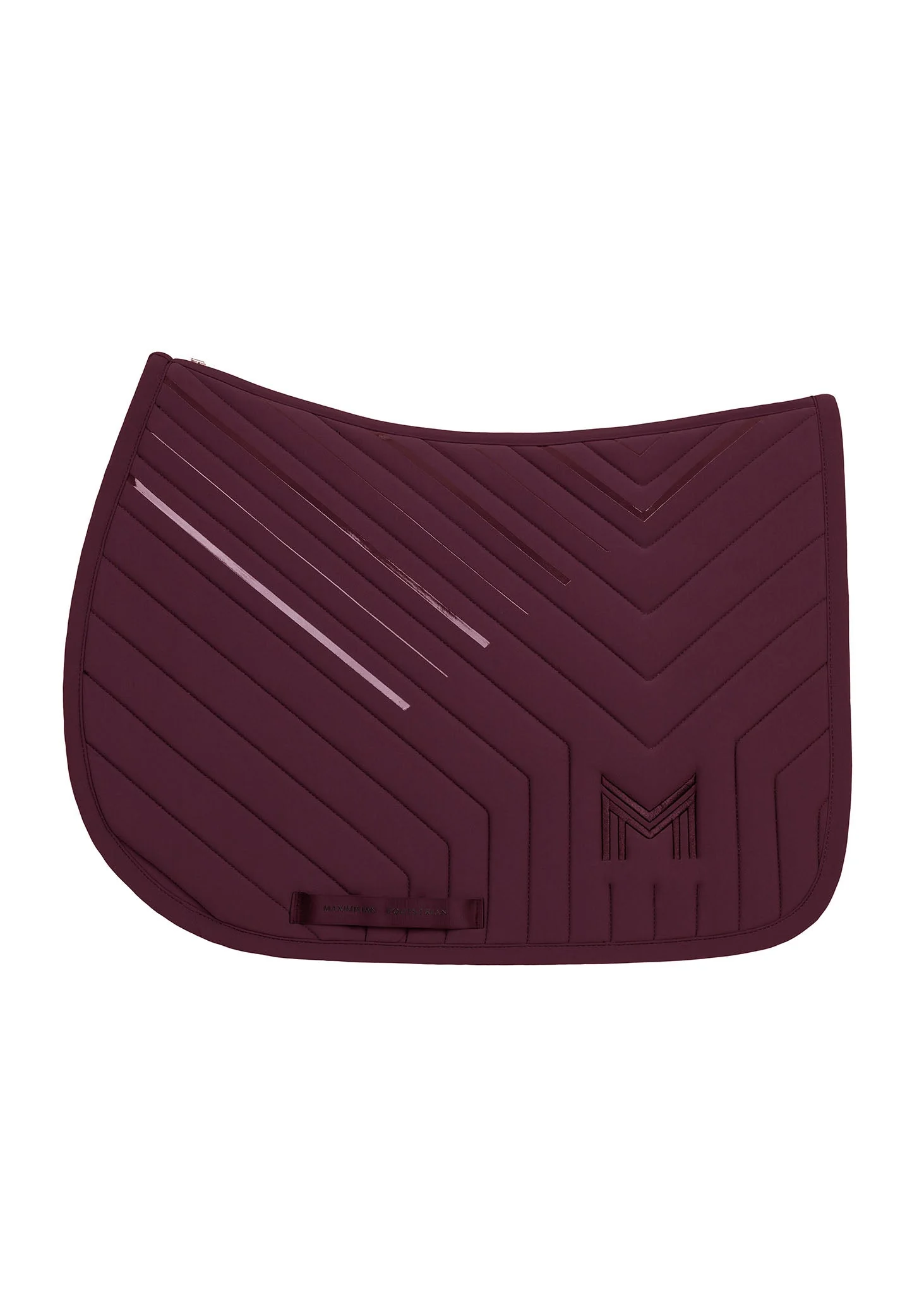 SUADOURO DELTA JUMPING SADDLE PAD BURGUNDY MAXIMILIAN EQUESTRIAN