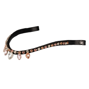 TESTEIRA COM STRASS MODELO GOTA