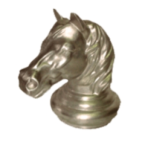 CABEÇA DE CAVALO EM ALUMÍNIO