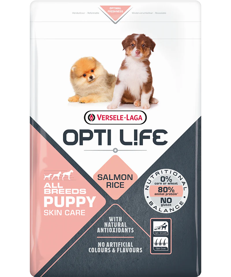 OPTI LIFE - PUPPY SENSITIVE ALL BREEDS SALMAO